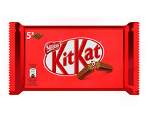 Barritas de galleta cubiertas de chocolate KIT KAT pack de 5 uds.  41,5 g.