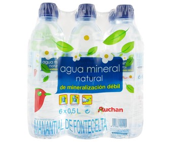 Agua mineral botella de 50 centilitros pack de 6 unidades Agua mineral botella de 50 centilitros pack de 6 unidades