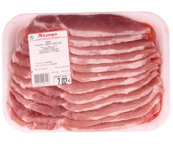 Filetes de jamón de cerdo Filetes de jamón de cerdo
