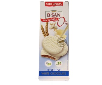 Galletas bañadas de chocolate blanco 120 gramos Galletas bañadas de chocolate blanco 120 gramos