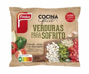 Verduras para hacer sofrito FINDUS 250 g. Verduras para hacer sofrito FINDUS 250 g.