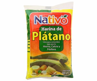Harina de plátano 500 gramos Harina de plátano 500 gramos