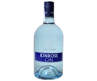 Ginebra nacional premium selección triple destilación KINROSS botella de 70 cl. Ginebra nacional premium selección triple destilación KINROSS botella de 70 cl.