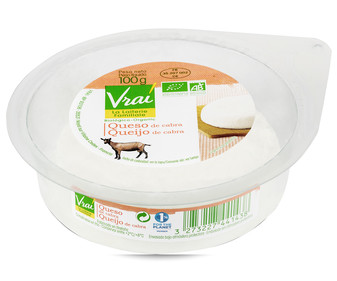 Queso cabra ecológico 100 gramos Queso cabra ecológico 100 gramos