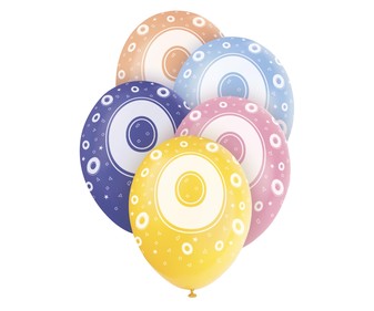 Globos número 5 unidades Globos número 5 unidades