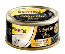 Alimento gatos húmedi POLLO CON MANGO gim cat 70 g.