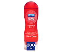 Gel de masaje y lubricante íntimo con seductor extracto de Ylang Ylang DUREX Play 200 ml.