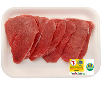 Filetes 1ª A de redondo de ternera con IGP Ternera Gallega ALCAMPO PRODUCCIÓN CONTROLADA