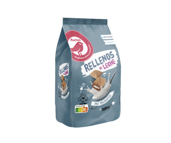 Cereales rellenos de leche PRODUCTO ALCAMPO 500 g. Cereales rellenos de leche PRODUCTO ALCAMPO 500 g.