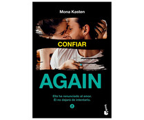 Again: Confiar, MONA KASTEN, libro de bolsillo. Género: juvenil. Editorial Booket.
