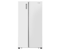 Frigorífico americano HISENSE RS677N4AWF, clasificación energética: F, H: 178,6cm, A: 91cm, F: 64,6cm, capacidad total: 519L.