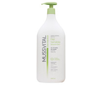 Gel para baño o ducha sin jabón para pieles sensibles MUSSVITAL Dermactive 1000 ml.