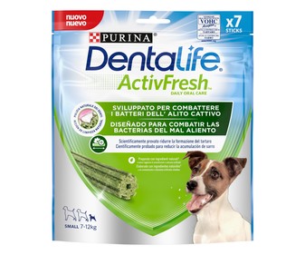 Snack perro (7-12kg) 4uds. 142 g. DENTALIFE ACTIVFRESH | Alcampo Compra Online