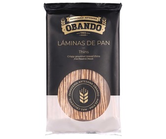Láminas de pan OBANDO 150 g. Láminas de pan OBANDO 150 g.