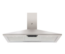 Campana decorativa piramidal S&P HA-600 E INOX, capacidad extracción: 410 m3/h, velocidades: 3, motores: 1, A: 60cm.