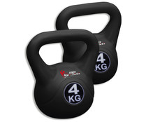 Pesa Kettle bell de 4 kg, POWER FITNESS.
