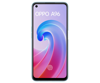 Smartphone 16,74 cm (6,59") OPPO A96 sunset blue, Octa Core, 8GB Ram, 128GB, 50+2 Mpx, Dual Sim, Android 11 (Color OS).
