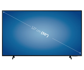 Televisión 127 cm (50") LED SAMSUNG QE50Q60AAUXXC 4K, HDR10+, SMART TV, WIFI, BLUETOOTH, TDT T2, USB reproductor y grabador, 3HDMI, 3100HZ.