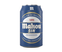 Cerveza sin alcohol lata MAHOU 33 cl.