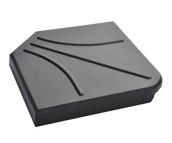 Base de hormigón para sombrillas de jardín con base en cruz, 17kg, 47x47x2cm. IKUNIK. Base de hormigón para sombrillas de jardín con base en cruz, 17kg, 47x47x2cm. IKUNIK.