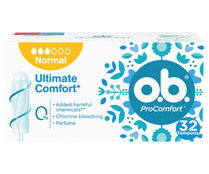 Tampones normal O.B. Pro comfort 32 uds.