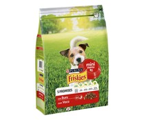 Comida para perro mini rica en buey FRISKIES 3 kg.