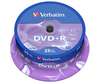 Pack tarrina DVD grabable 25 unidades Pack tarrina DVD grabable 25 unidades