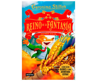 Libro El Reino la fantasía. primer viaje geronimo stilton español tapa dura infantil. editorial destino.