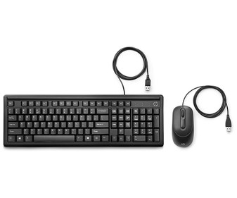 Set de teclado y ratón HP 160 (6HD76AA), conexión Usb. Set de teclado y ratón HP 160 (6HD76AA), conexión Usb.