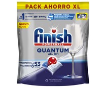 Detergente para lavavajillas máquina Quantum FINISH POWERBALL 54 uds. 837 g.