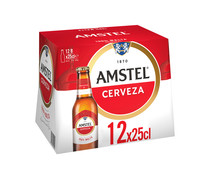 Cervezas AMSTEL 100 % MALTA 12 x 25 cl.
