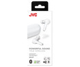 Auriculares bluetooth tipo intrauditivo JVC HA-A7T-WN, micrófono, asistente de voz, estuche de carga, color blanco.