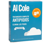 Kit antipiojos compuesto por tratamiento completo antipiojos, liendrera y gorro AL COLE.