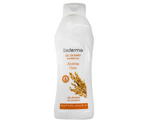 Gel para ducha o baño con extracto de Avena para todo tipo de pieles SADERMO 1250 ml.