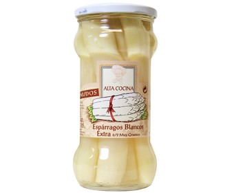 Espárragos blancos frasco de 325 gramos Espárragos blancos frasco de 325 gramos