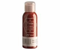 Tinte al agua rojo oxido, CPP, 50ml.