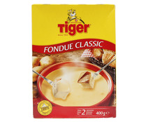 Queso suizo fondue natural TIGER 12 uds. 400 g.