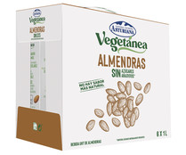 Bebida de almendras sin azúcares añadidos CENTRAL LECHERA ASTURIANA Vegetánea 6 x 1 l.