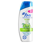 Champú anticaspa y acondicinador con fragancia a manzana verde H&S Apple fresh 300 ml.