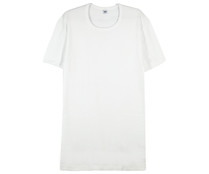 Camiseta interior de manga corta para hombre ABANDERADO 306, color blanco ,talla XXL.