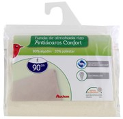 Funda protectora de almohada 80% algodón 20% poliéster, elástica antiácaros, 90 centímetros PRODUCTO ALCAMPO.