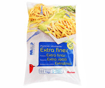 Patatas prefritas y ultracongeladas, con corte extrafino PRODUCTO ALCAMPO 1 kg.