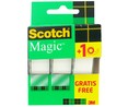 Lote de 3 rollos de 7.5 m de cinta mágica de 19 mm de ancho + dispensadores SCOTCH.