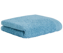 Toalla lisa de tocador color azul, 360g/m², ACTUEL.