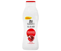 Gel de baño o ducha con extracto de granada y pepino SANKO 1250 ml