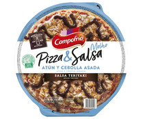 Pizza fresca de atún y cebolla caramelizada con salsa Teriyaki CAMPOFRÍO 360 g.