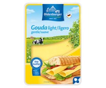 Queso lonchas Gouda light OLDENBURGUER 200 g.