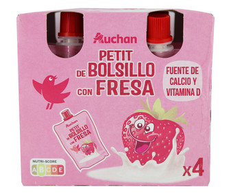 Petit suisse para llevar con fresa PRODUCTO ALCAMPO 4 x 90 g. Petit suisse para llevar con fresa PRODUCTO ALCAMPO 4 x 90 g.
