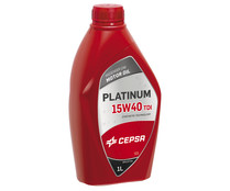 Aceite sintético para vehículos con motor diésel CEPSA PLATINUM TDI 1 litro.