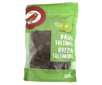 Pasas sultanas PRODUCTO ALCAMPO 200 g.
